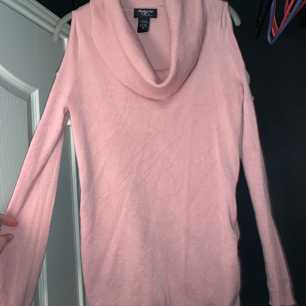 Pink long sleeve top